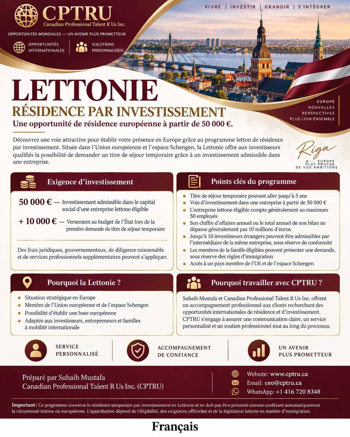 Spanish - Letonia Residencia por Inversión