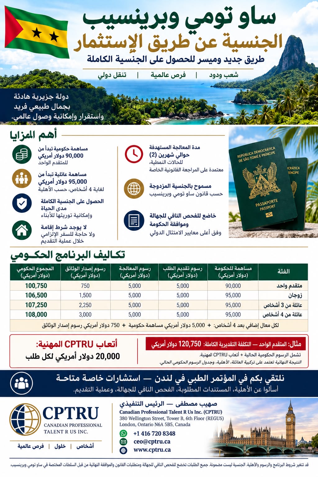 Arabic - Sao Tome Passport